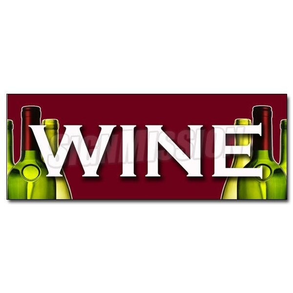 WINE DECAL sticker huge sale selection tasting making equipment fine, D-24 Wine